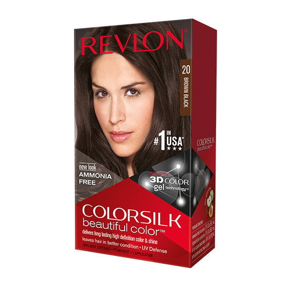 Revlon ColorSilk Beautiful Color Hair Color Brown Black 2N BD