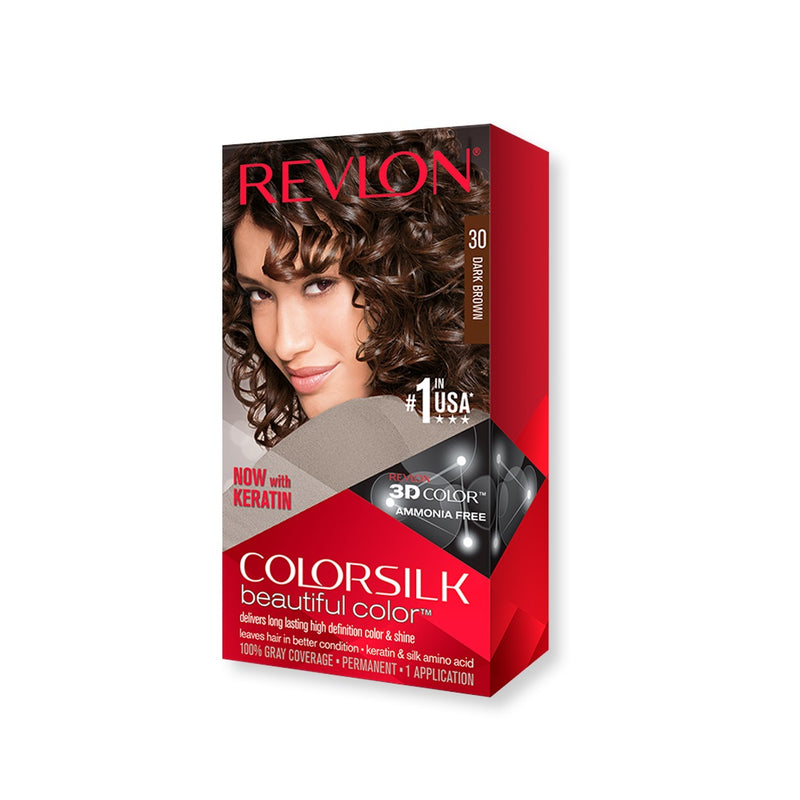 Revlon ColorSilk Beautiful Color Hair Color Dark Brown 30 BD