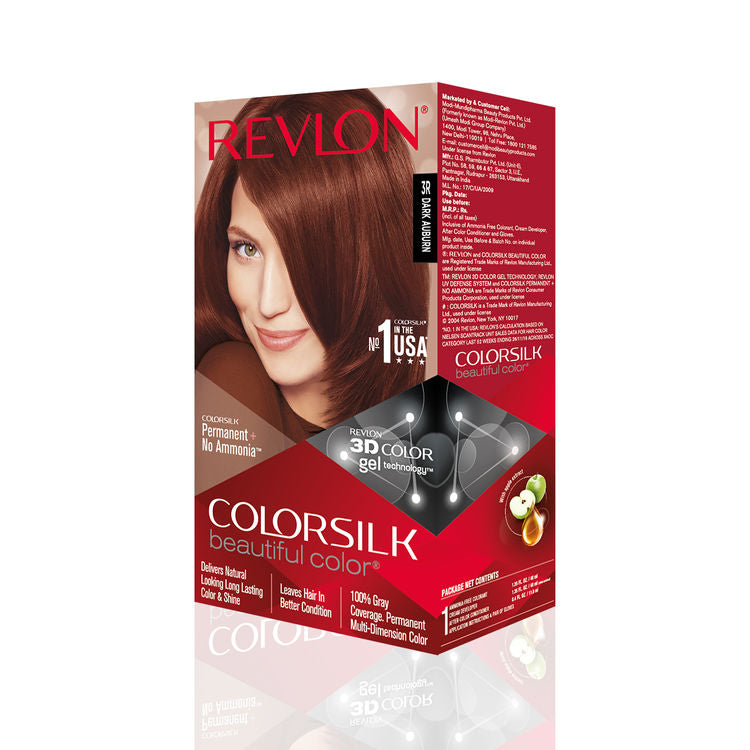 Revlon ColorSilk Beautiful Color Hair Color Dark Auburn 3R BD