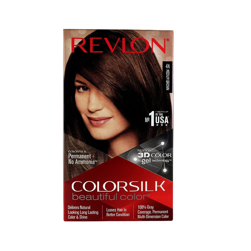 Revlon ColorSilk Beautiful Color Hair Color Medium Brown 4N BD