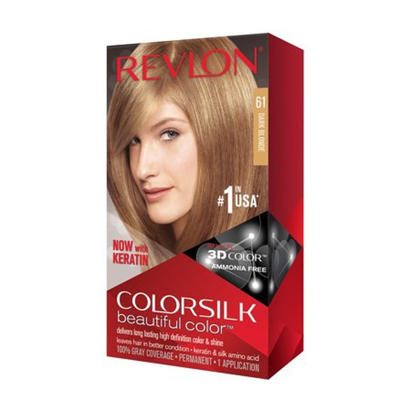Revlon ColorSilk Beautiful Color Hair Color Dark Blonde 61 BD