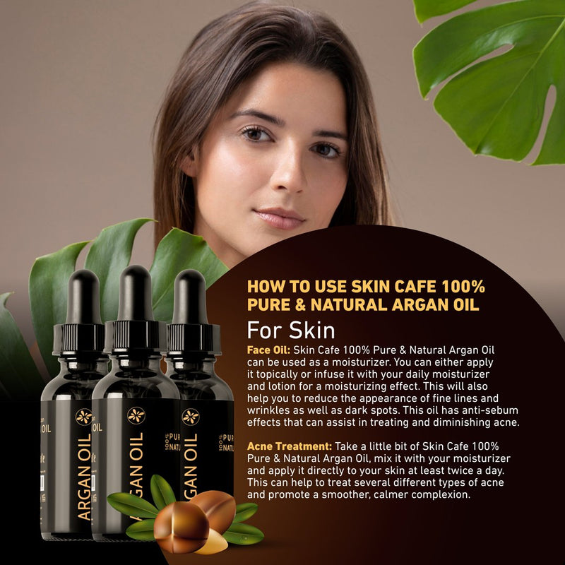 Skin Cafe 100% Pure & Natural Argan Oil 50ml BD