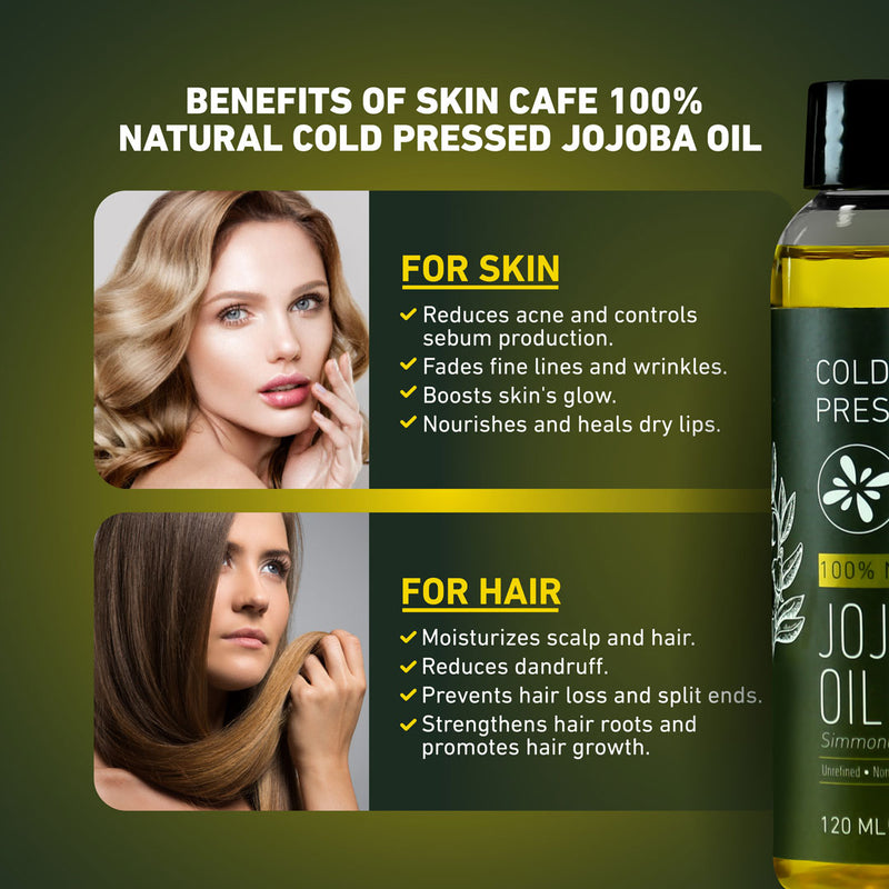 Skin Cafe Cold Pressed Jojoba Oil 120ml BD