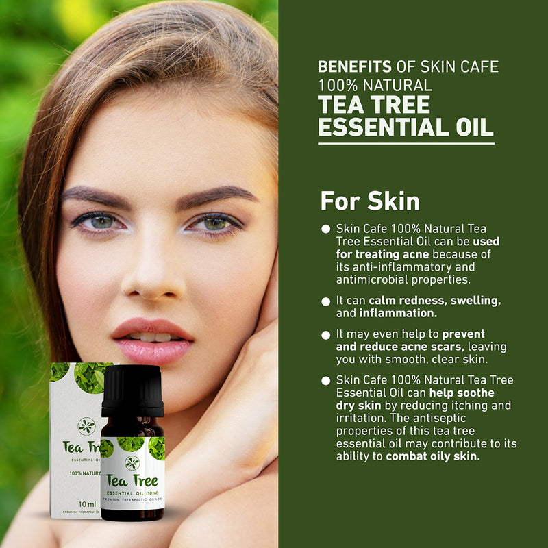 Skin Cafe 100% Natural Essential Oil – Tea Tree 10ml