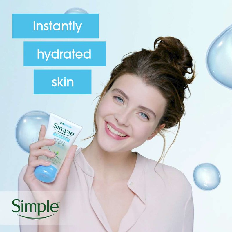 Simple Water Boost Micellar Facial Gel Wash 150ml BD