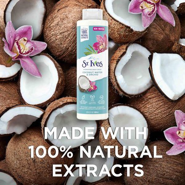 St. Ives Hydrating Body Wash Coconut Water & Orchid 650ml