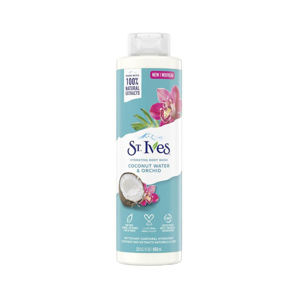 St. Ives Hydrating Body Wash Coconut Water & Orchid 650ml