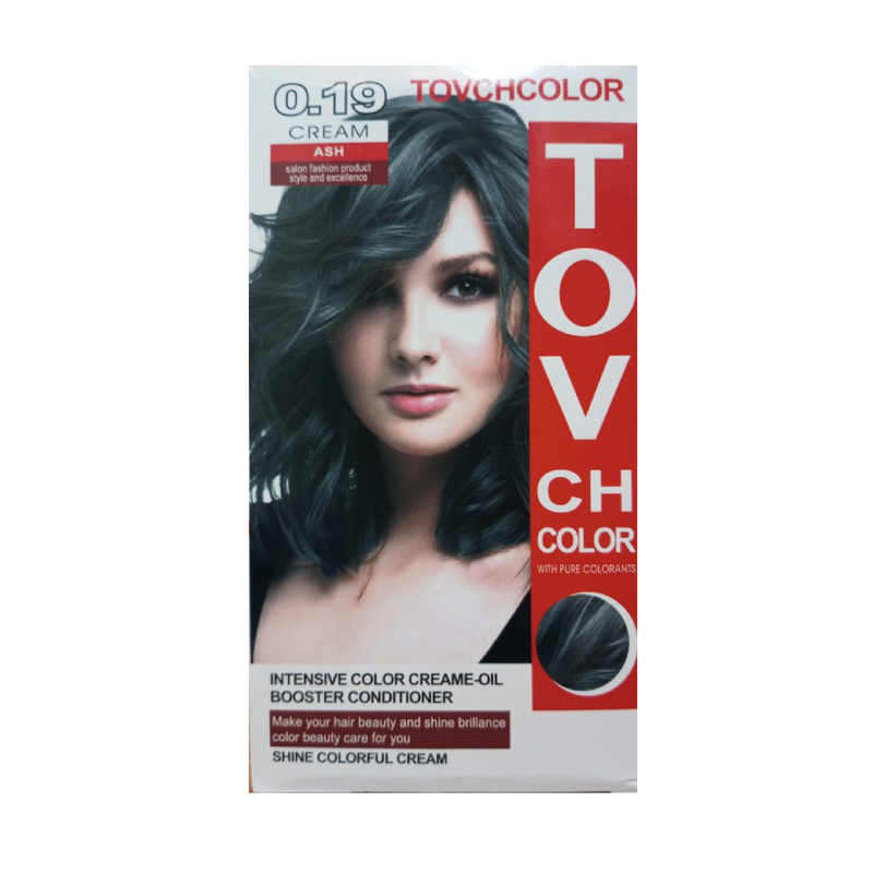 Tovch Intensive Color Creame-Oil 0.19 Ash 80ml BD