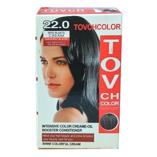 Tovch Intensive Color Creame-Oil 22.0 Natural Black 80ml BD