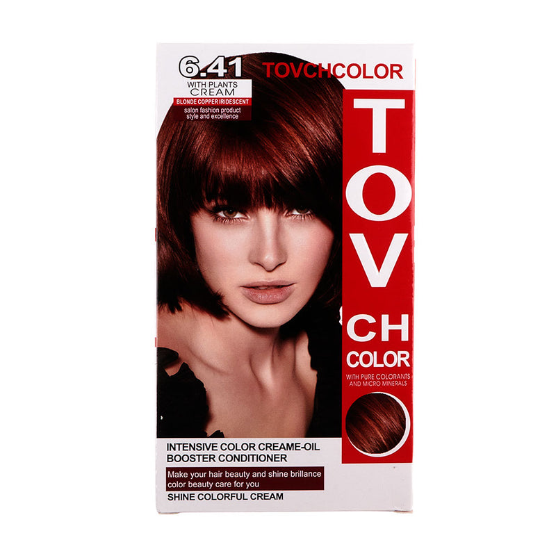 Tovch Intensive Color Creame-Oil 6.41 Blonde Copper Iridescent 80ml BD