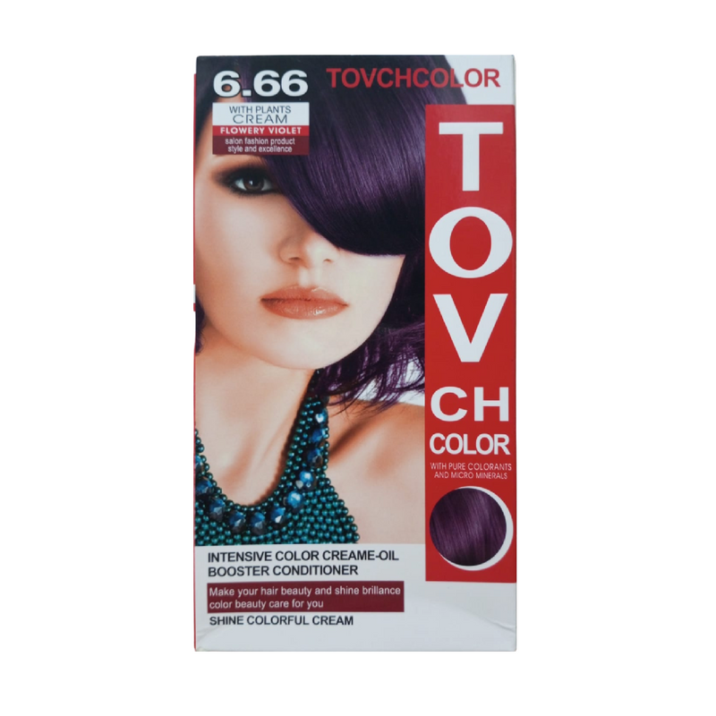 Tovch Intensive Color Creame-Oil 6.66 Flowery Violet 80ml BD