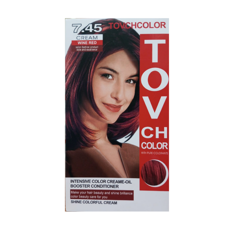 Tovch Intensive Color Creame-Oil 7.45 Wine Red 80ml BD