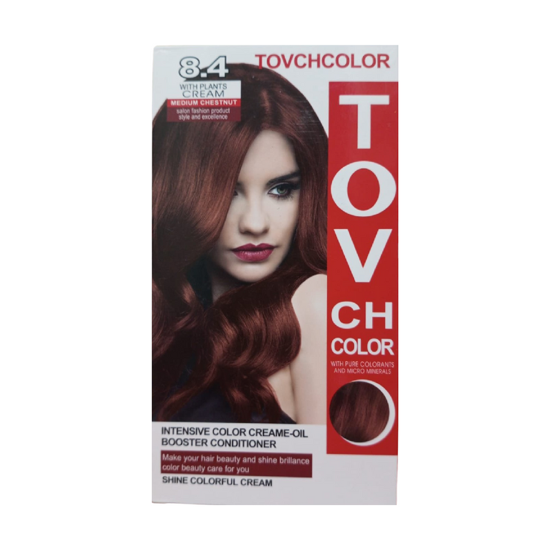 Tovch Intensive Color Creame-Oil 8.4 Meidum Chestnut 80ml BD