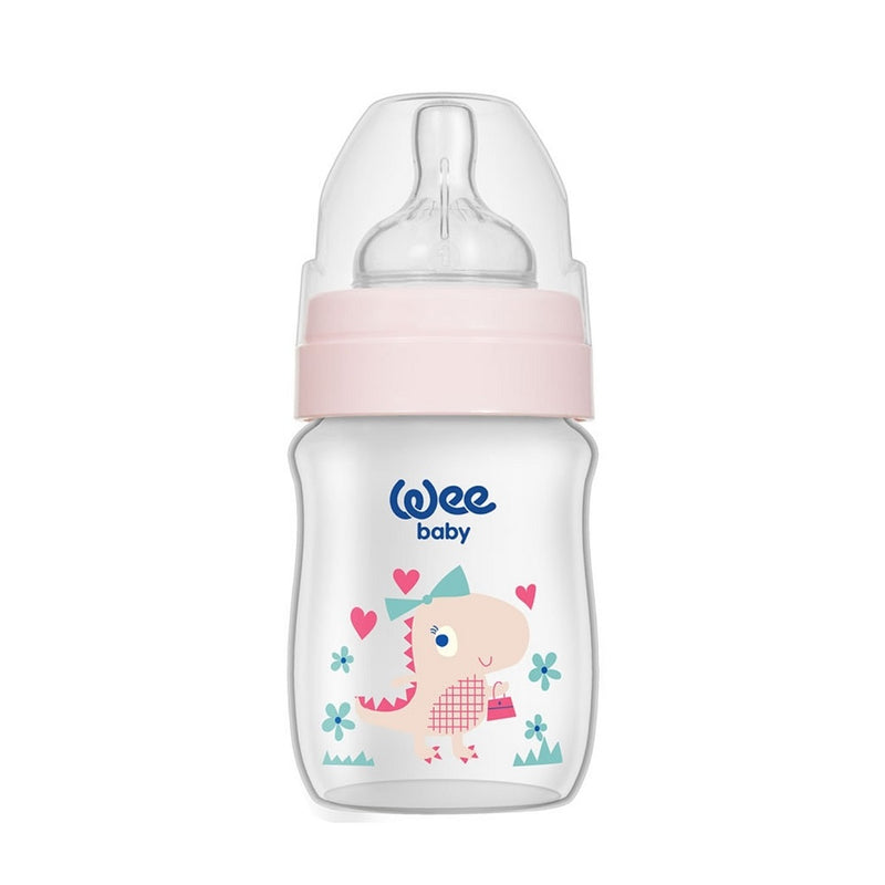 Wee Baby Classic Plus Wide Neck PP Bottle Baby Pink 150ml BD