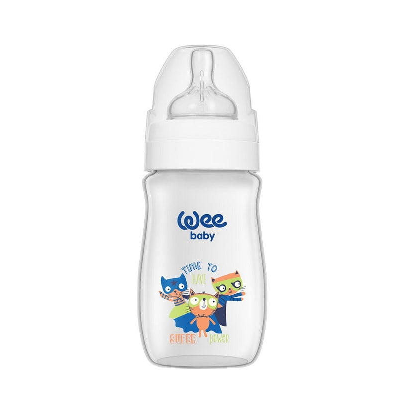 Wee Baby Classic Plus Wide Neck PP Bottle Baby White 250ml BD