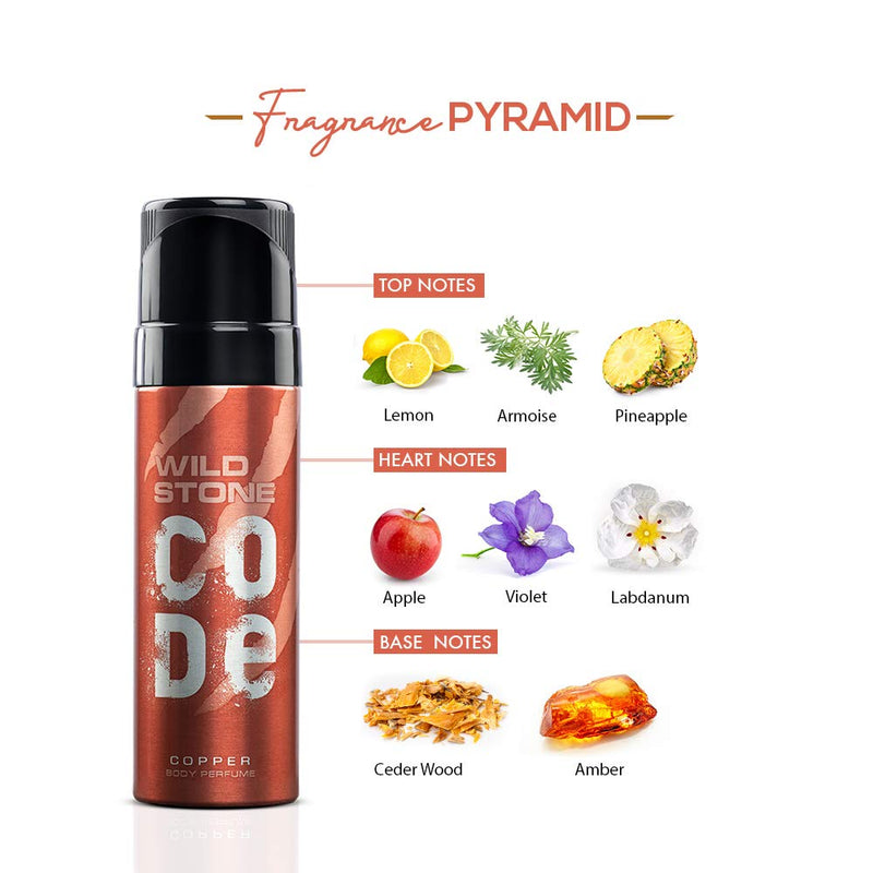 Wild Stone Code Copper Body Perfume 120ml BD