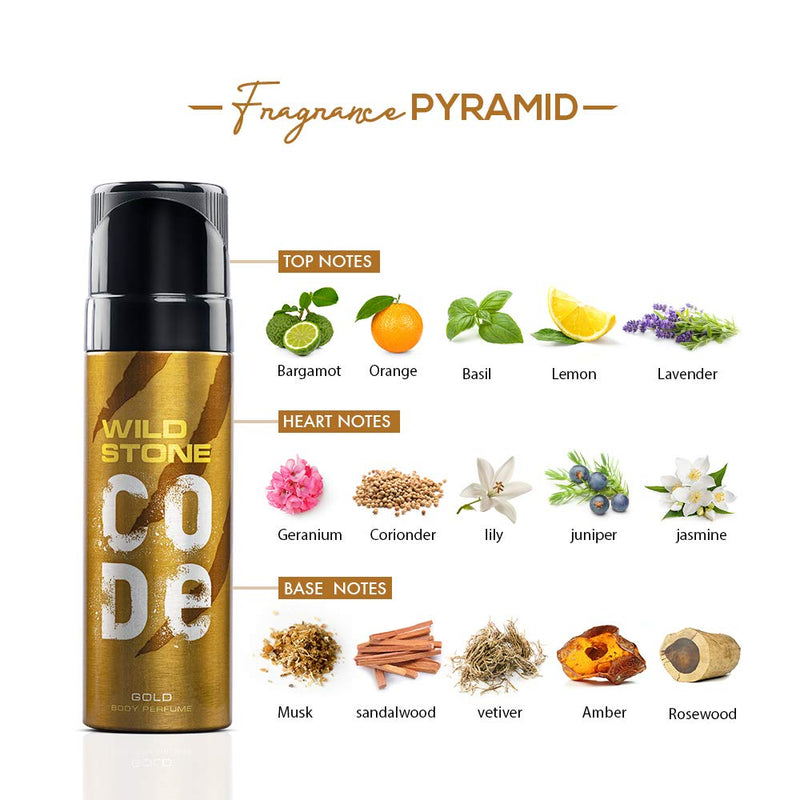 Wild Stone Code Gold Body Perfume 120ml