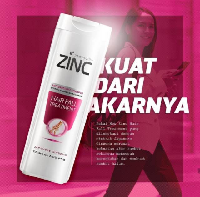 Zinc Hair Fall Treatment Shampoo 340ml BD