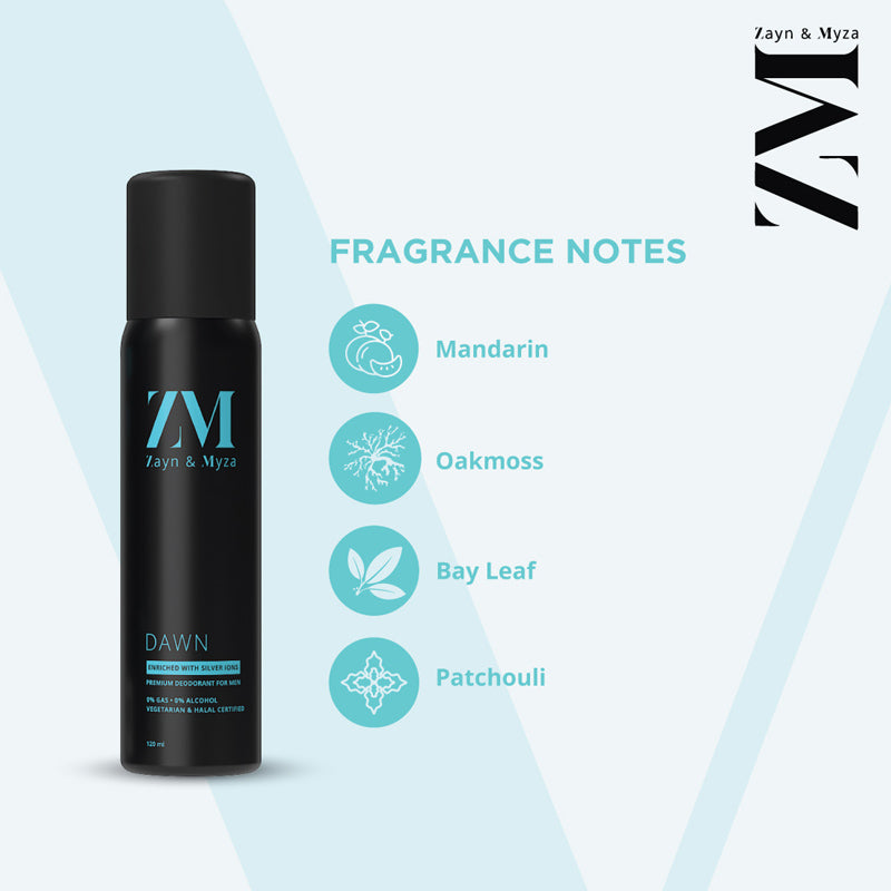 Zayn & Myza Dawn Premium Deodorant for Him 120ml BD