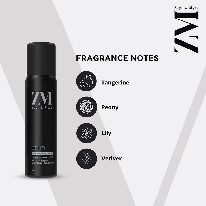 Zayn & Myza Echo Premium Deodorant Spray for Him 120ml BD